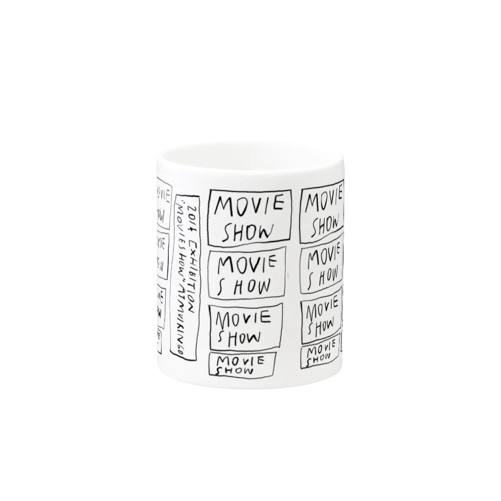 aki_ishibashiの展示“MOVIE SHOW”オリジナル商品 Mug :other side of the handle