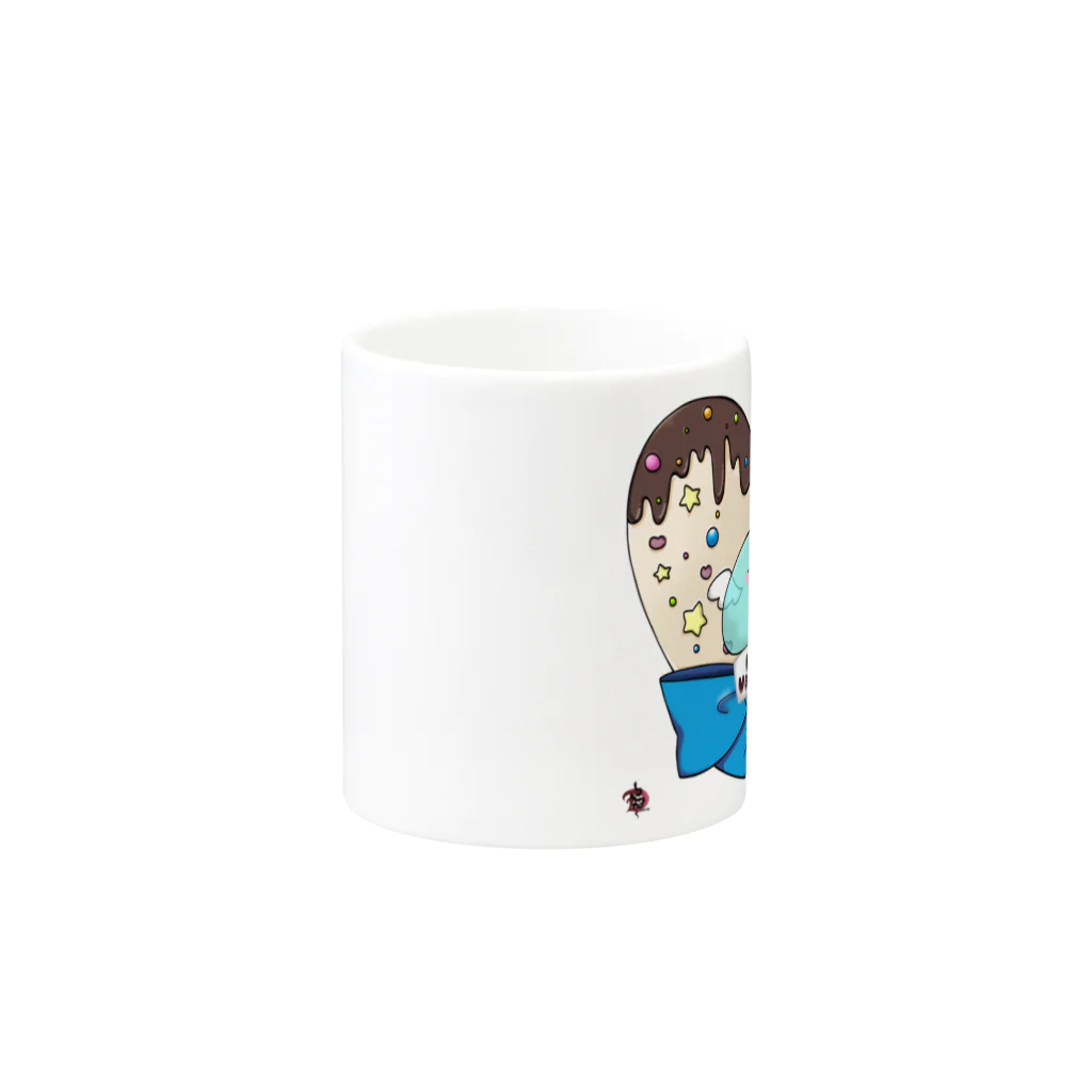 スライムバケツ店の蛇蝎家スライムさん（バレンタイン） Mug :other side of the handle