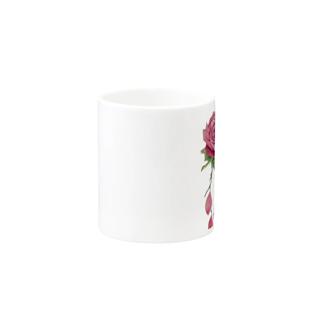 Pure loveの薔薇色の愛 Mug :other side of the handle