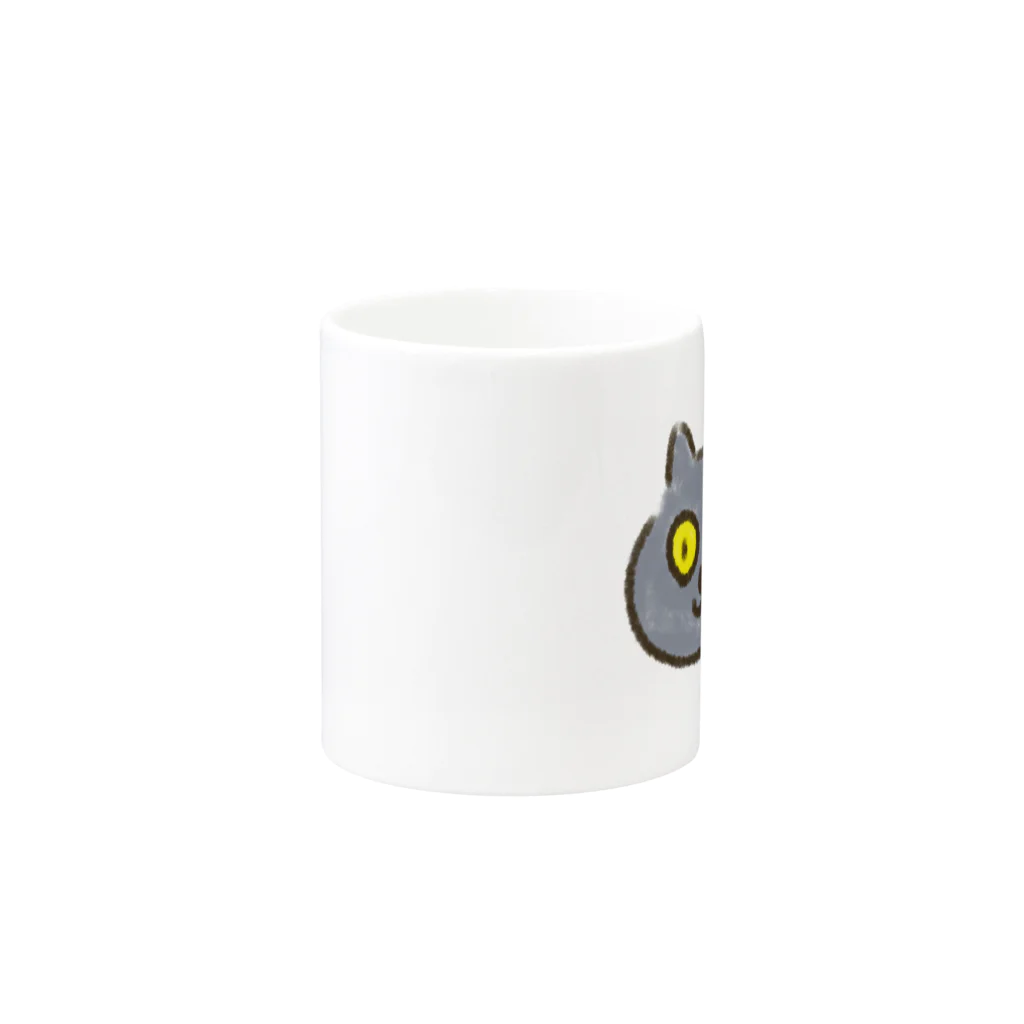 ねこちゃん家のねこのシャルトリュー Mug :other side of the handle