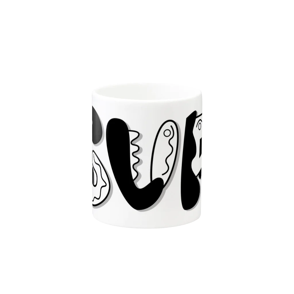 T_sのCUPマグカップ Mug :other side of the handle