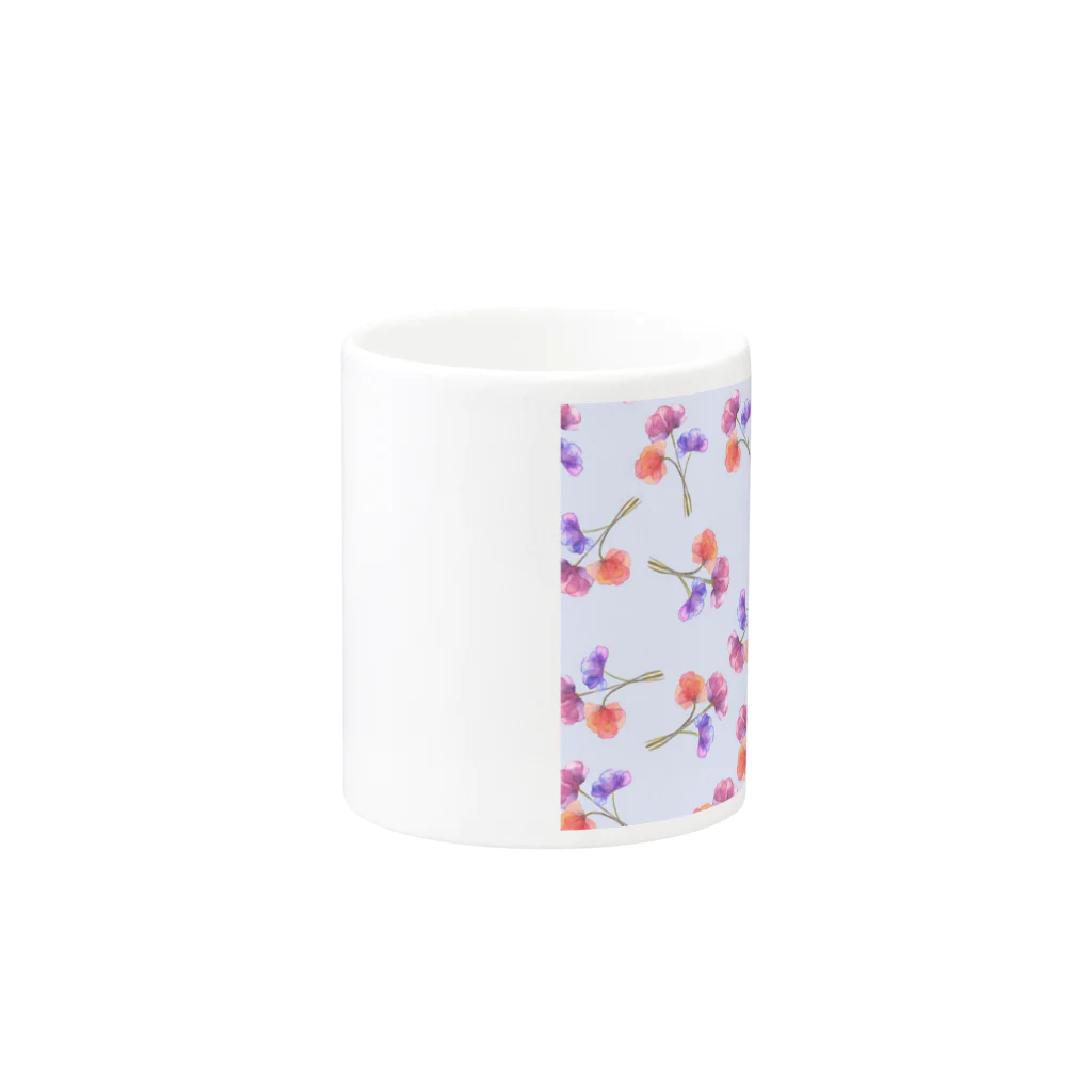 orange_honeyの花柄17-4 Mug :other side of the handle