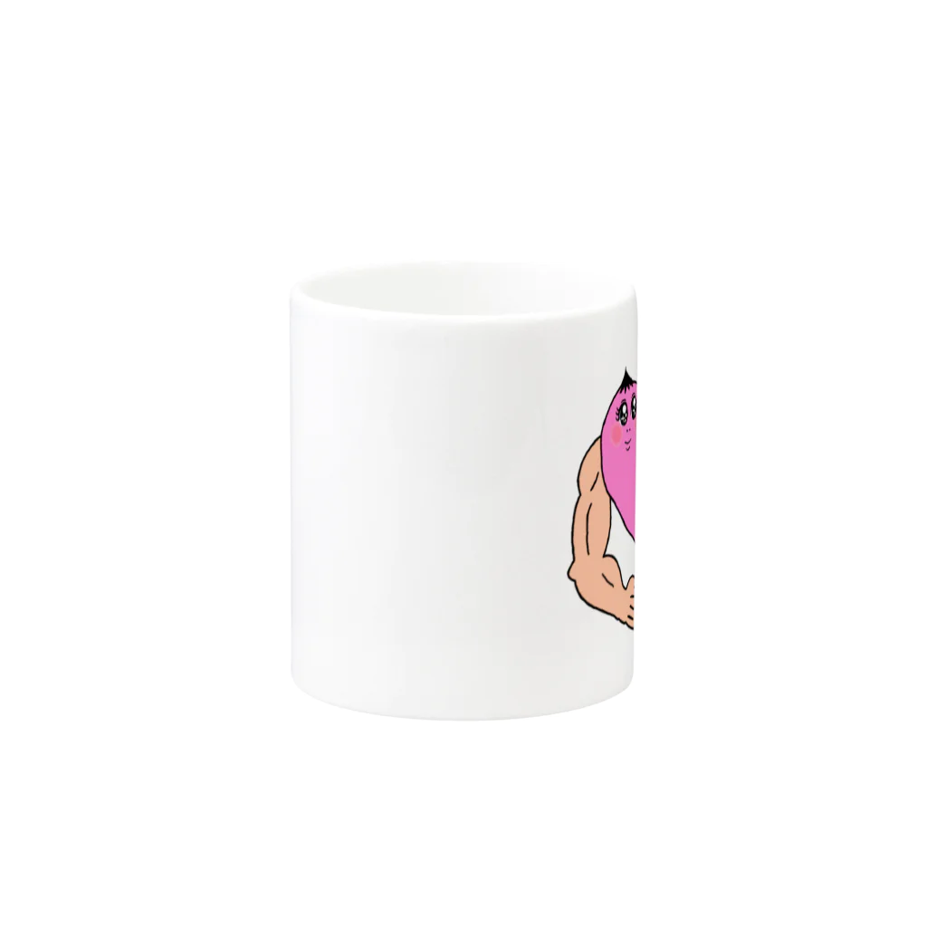 おとぼけーなちゃんのらくがきのキュウコンちゃん Mug :other side of the handle