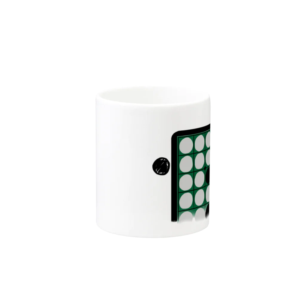 NANN TO NAKU officialの【NANN TO NAKU】わるあがき Mug :other side of the handle