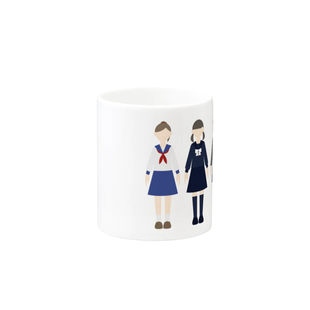 Katie（カチエ）のSchool Girls Mug :other side of the handle