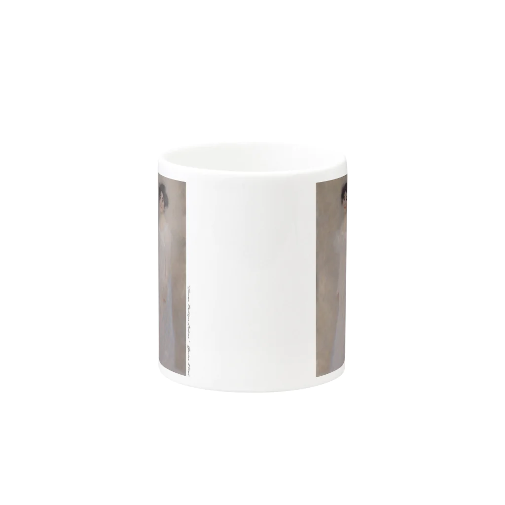 SONOTENI-ARTの001-009　グスタフ・クリムト　『セレナ・レーデラーの肖像』　マグカップ Mug :other side of the handle