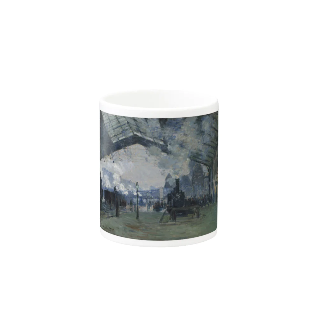 SONOTENI-ARTの004-033　クロード・モネ　『サン＝ラザール駅』　マグカップ Mug :other side of the handle