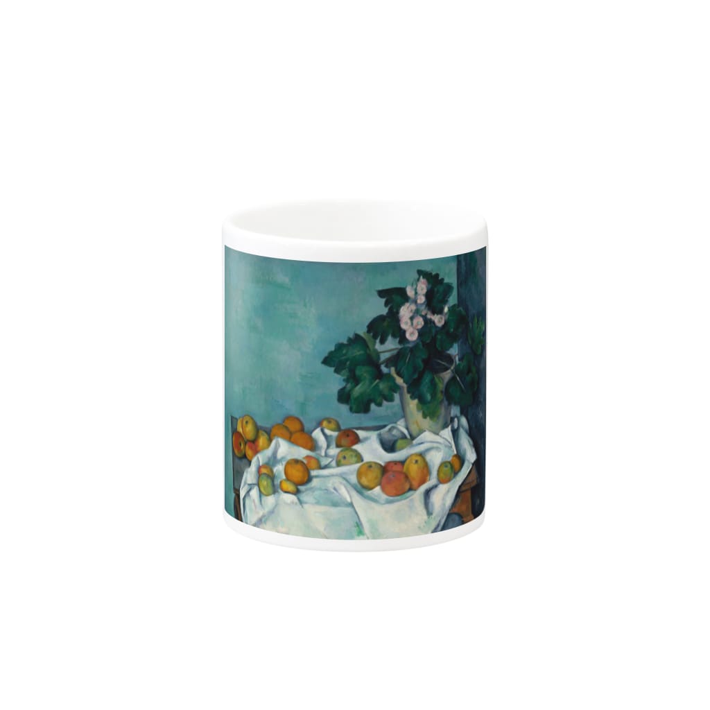 SONOTENI-ARTの017-007　ポール・セザンヌ　『リンゴとサクラソウの鉢のある静物』　マグカップ Mug :other side of the handle