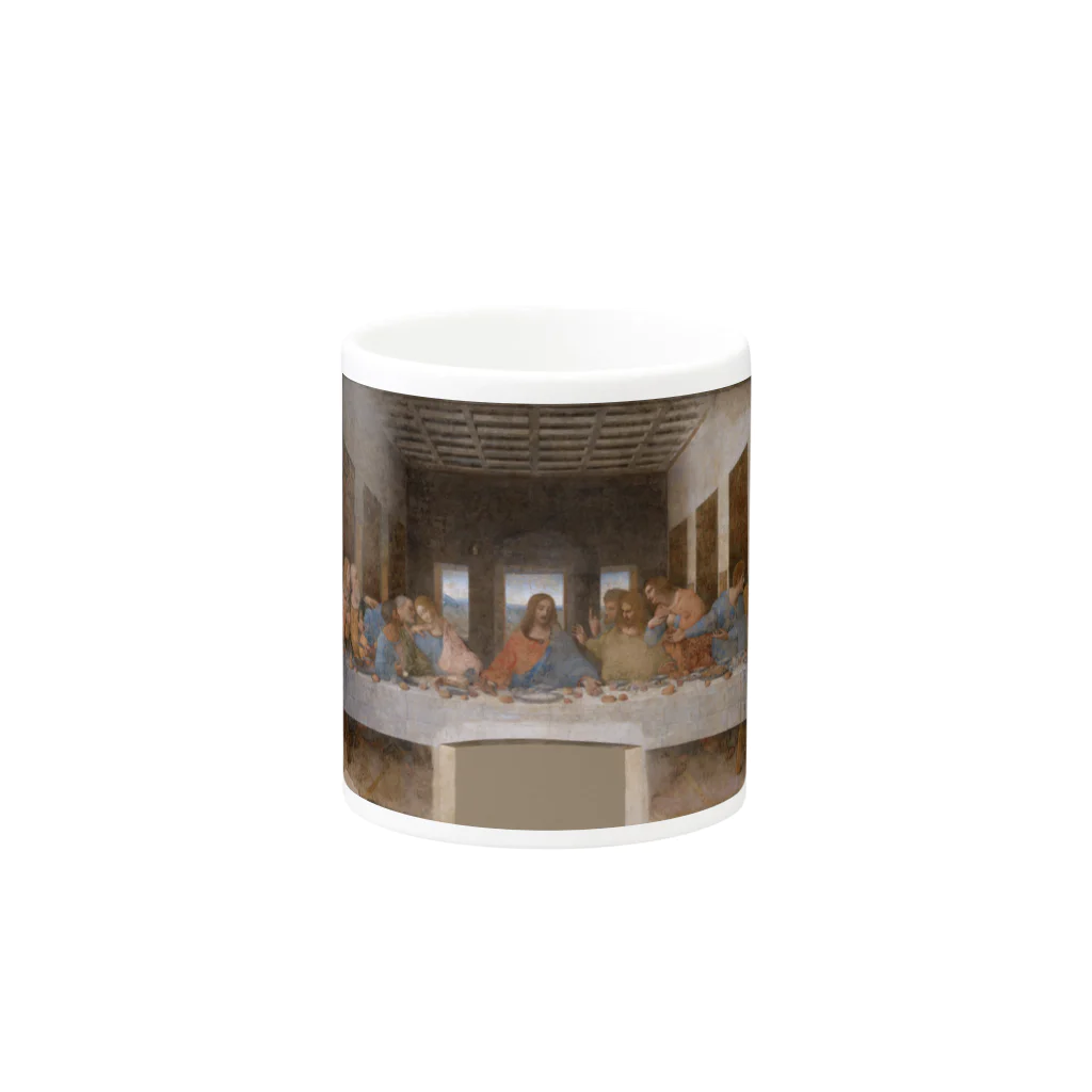 SONOTENI-ARTの018-002　レオナルド・ダ・ヴィンチ　『最後の晩餐』　マグカップ マグカップの取っ手の反対面