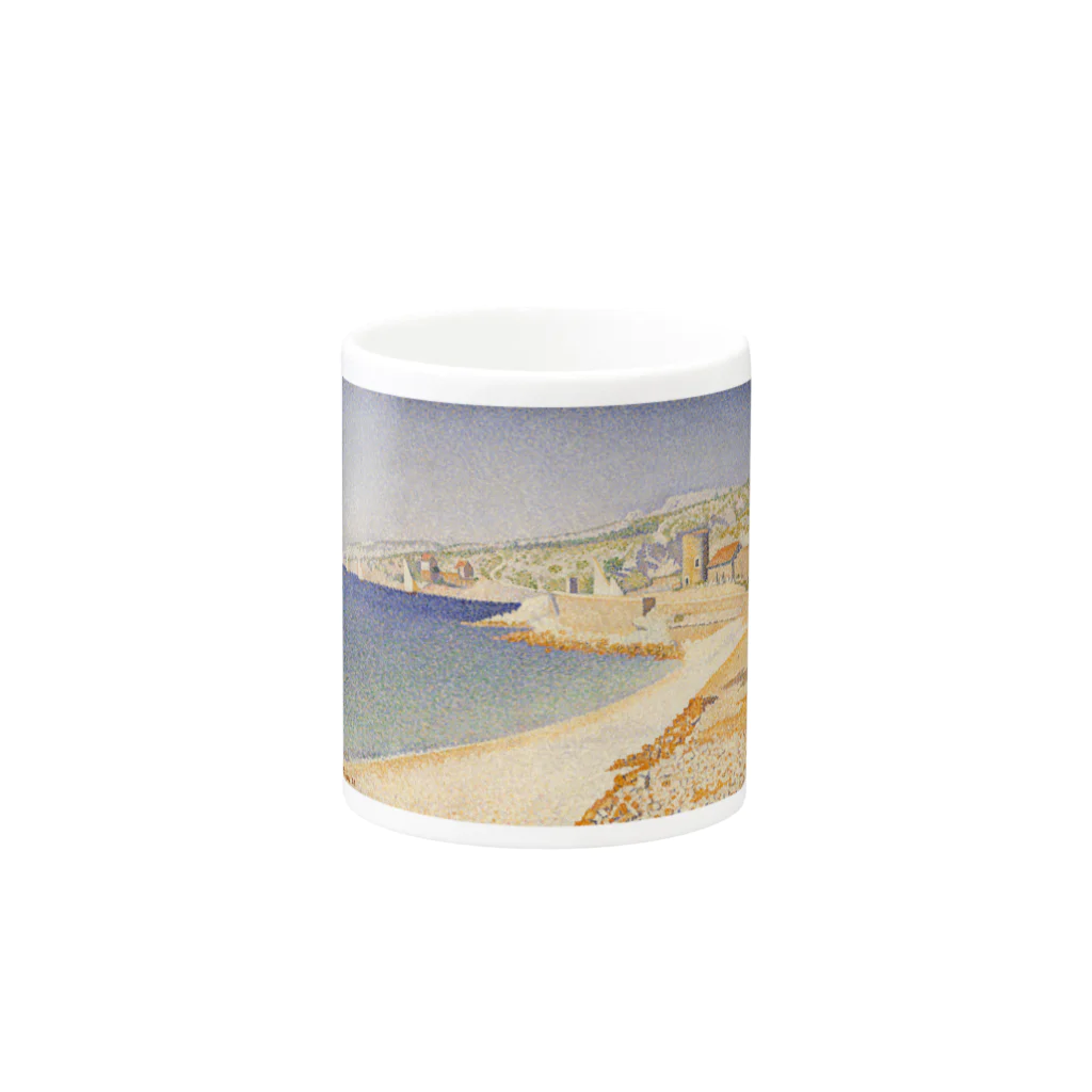SONOTENI-ARTの025-002　ポール・シニャック　『カシスの桟橋』　マグカップ Mug :other side of the handle