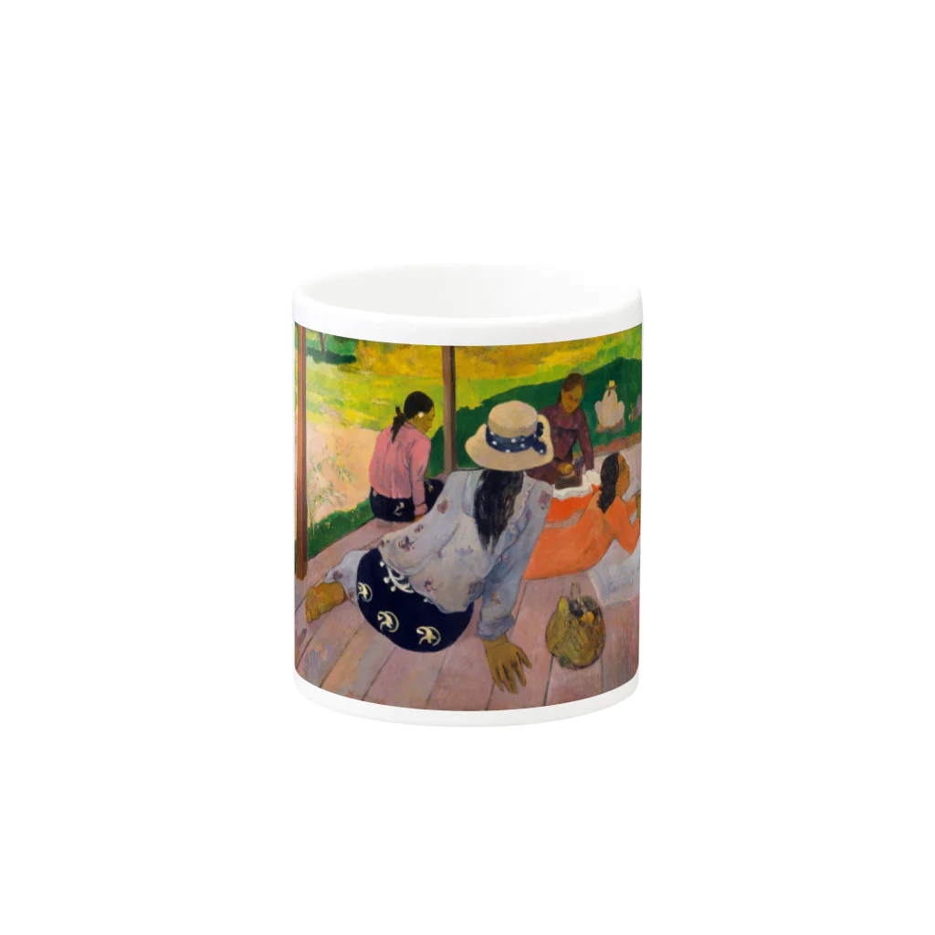 SONOTENI-ARTの026-002　ゴーギャン　『シエスタ』　マグカップ マグカップの取っ手の反対面