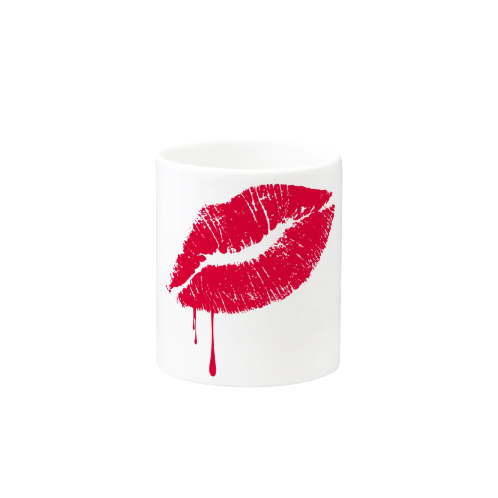 LuLaLysのa Kiss Mug :other side of the handle