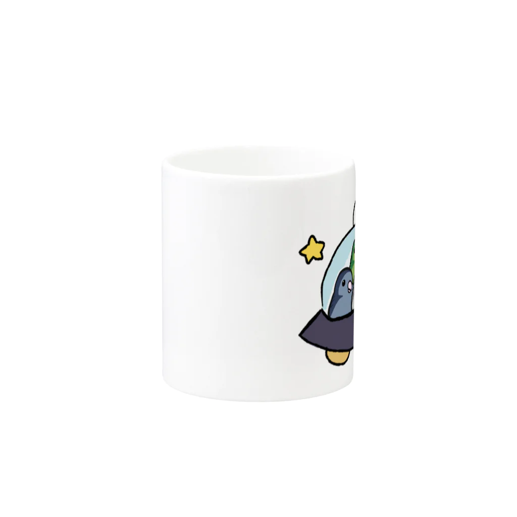 ぽぽのサザナミ星の侵略 Mug :other side of the handle