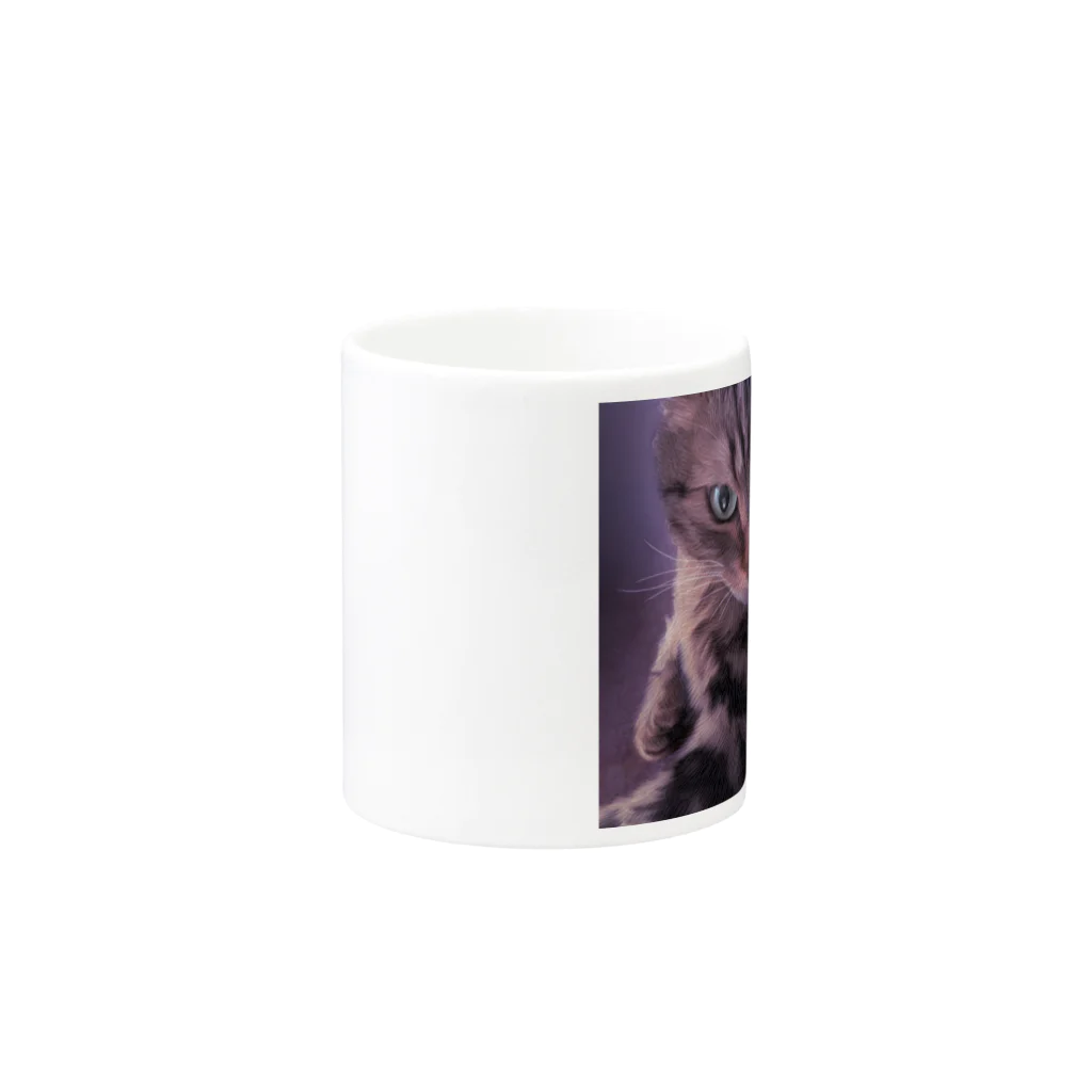 MUYU /  Animal ArtistのMemories with my pet ５ Mug :other side of the handle