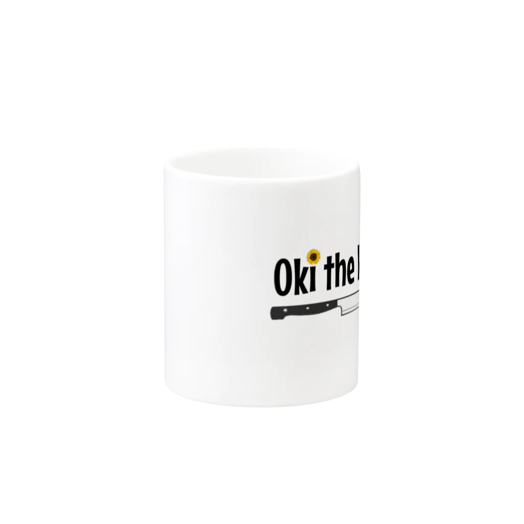 wrap. CollaborationのOki the kitchen Mug :other side of the handle