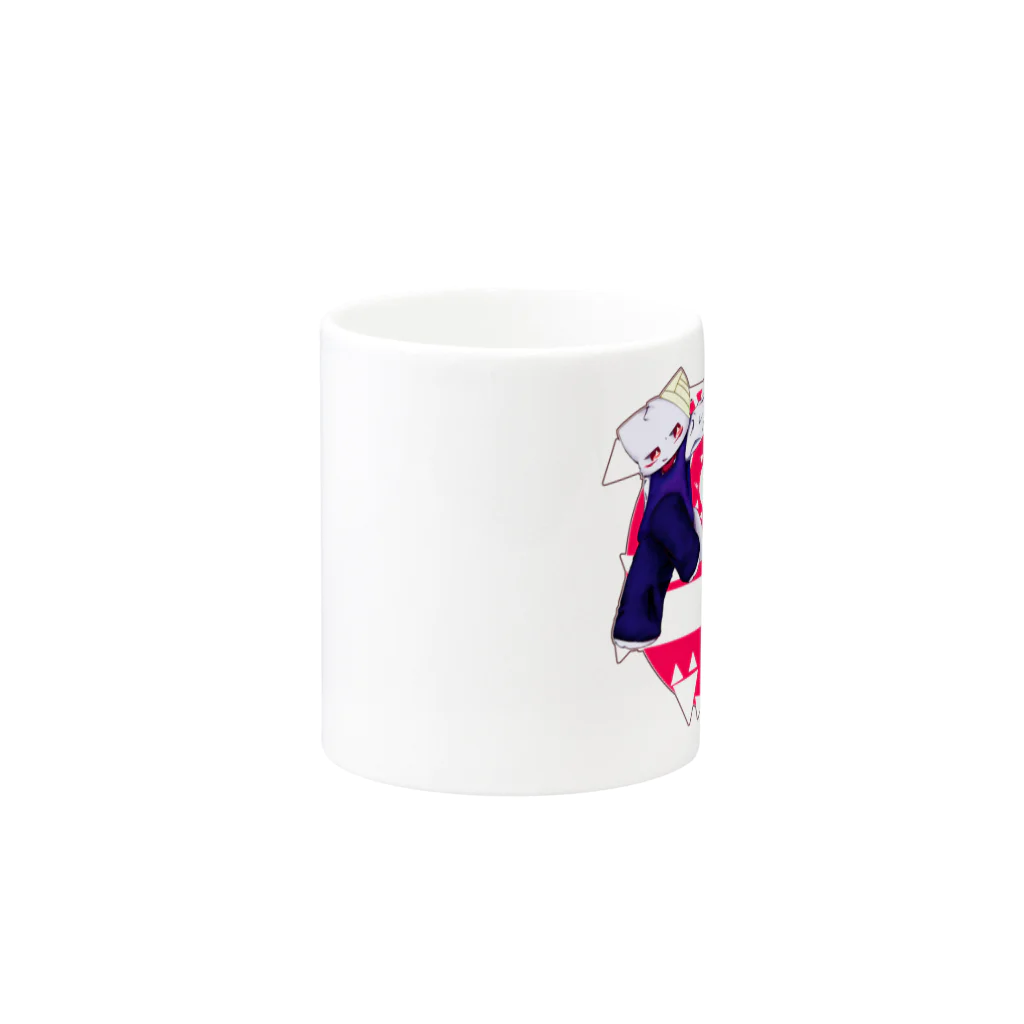 インクの中からお届けされる  雑多たちの無街道の皆様 Mug :other side of the handle