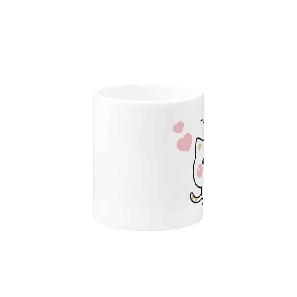 DECORの【限定販売】気づかいのできるネコ　母の日ver. Mug :other side of the handle