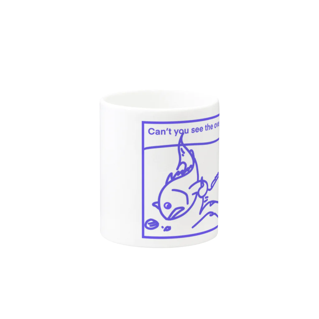 tidepoolのサイトクロダイdesign82 Mug :other side of the handle