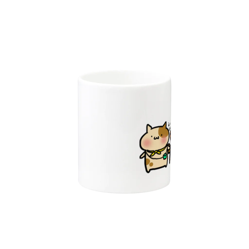 きなこ。のもちねこさん日和 Mug :other side of the handle