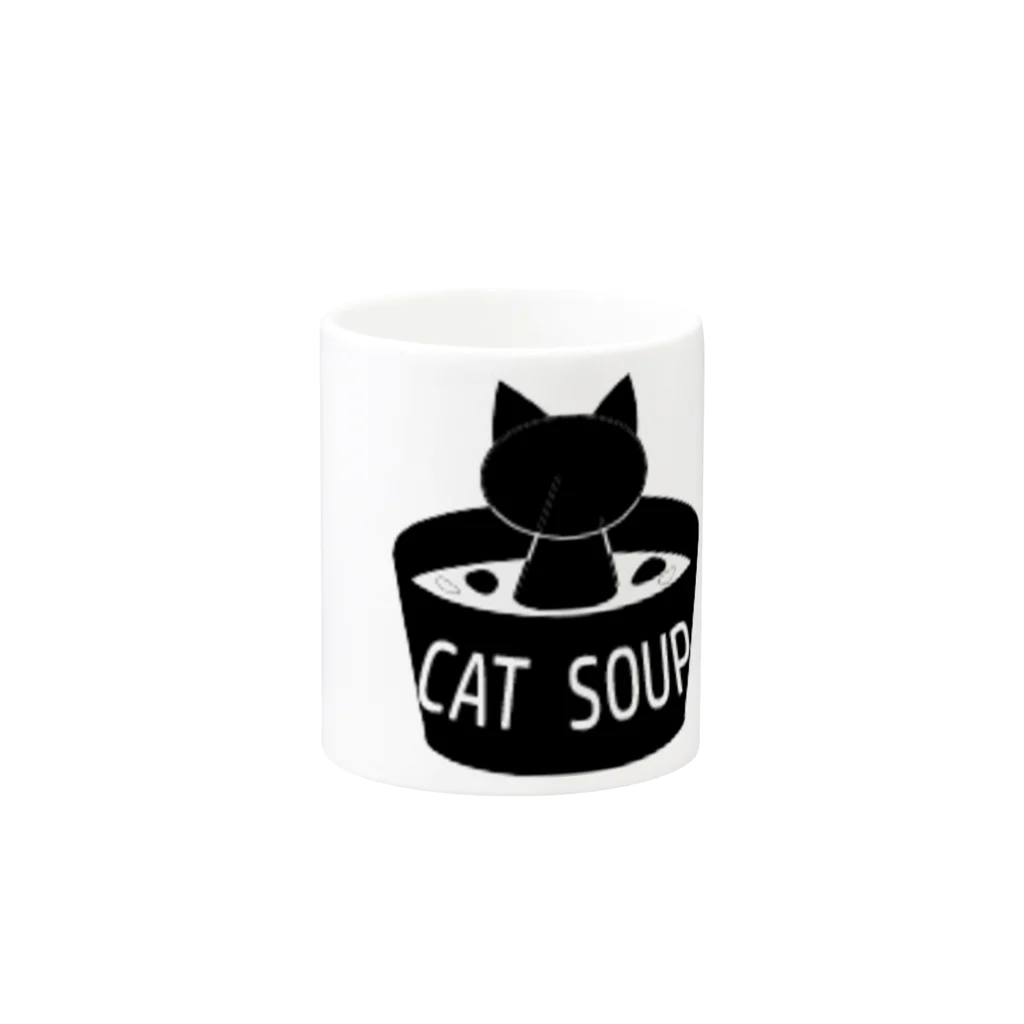 takacielのcat_soup Mug :other side of the handle