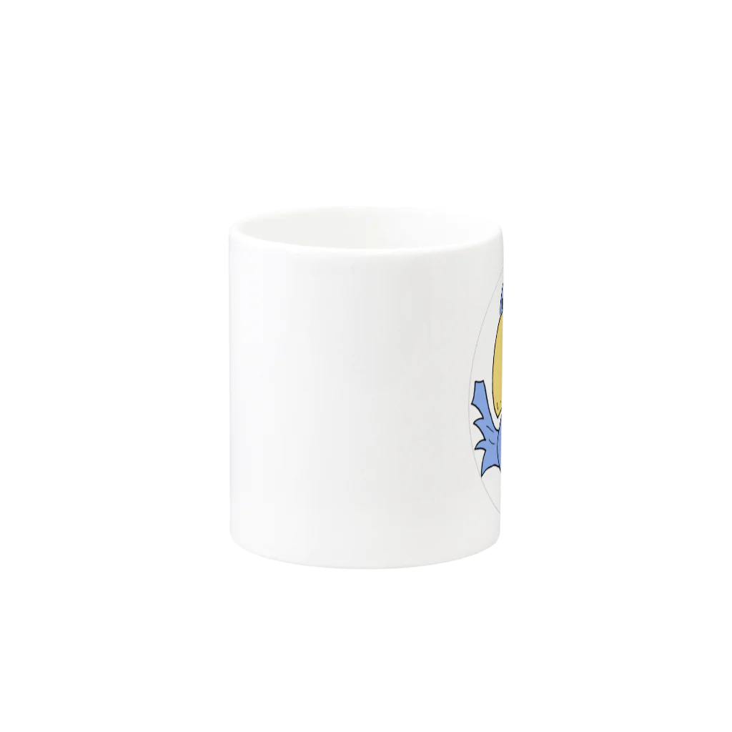 しらたま雑貨店のハシビロくん Mug :other side of the handle