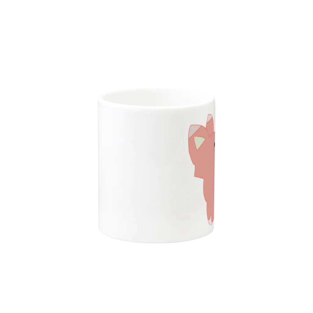 えるのお店のキツネと蝶々 Mug :other side of the handle