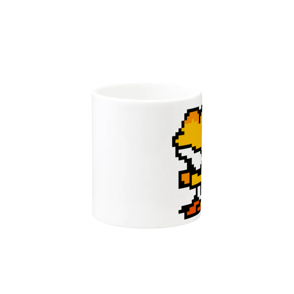 keishakeのカエルのぺしゃんこ Mug :other side of the handle