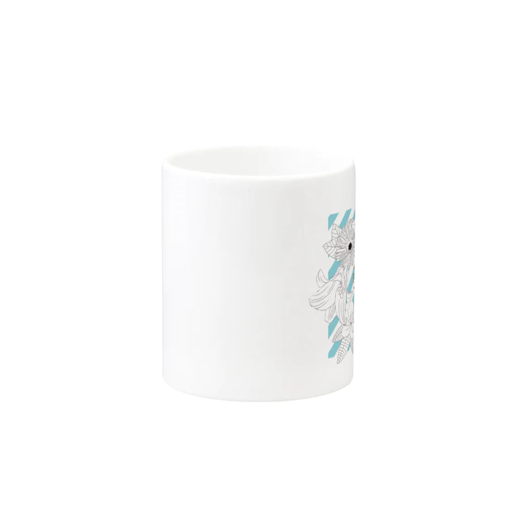 Drecome_Designのflower Mug :other side of the handle