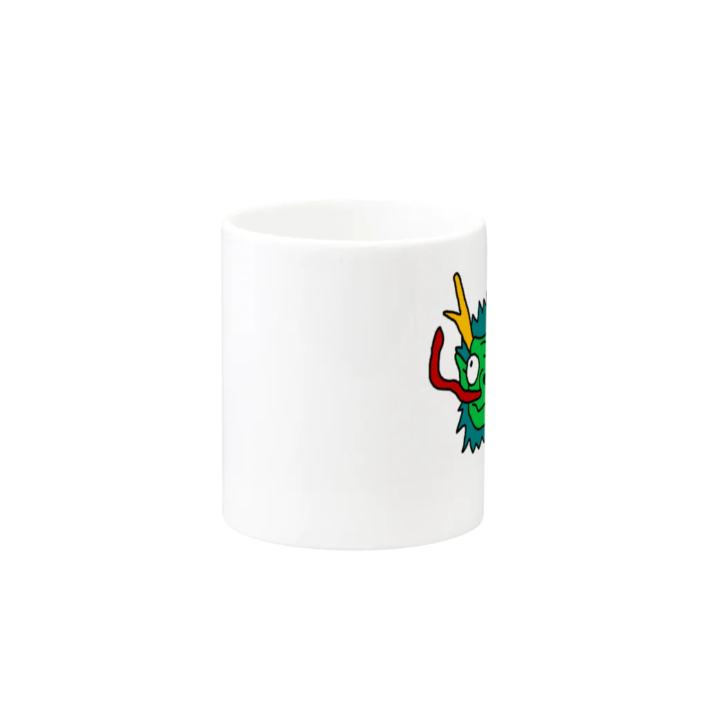 ZION LANDのウーロンちゃん Mug :other side of the handle