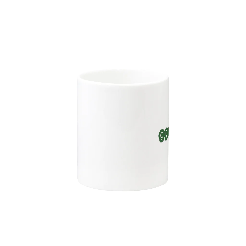 　（GNSブランド）nani72.com　GREENS　なになにアザラシ　忍ショップのGREENS Mug :other side of the handle