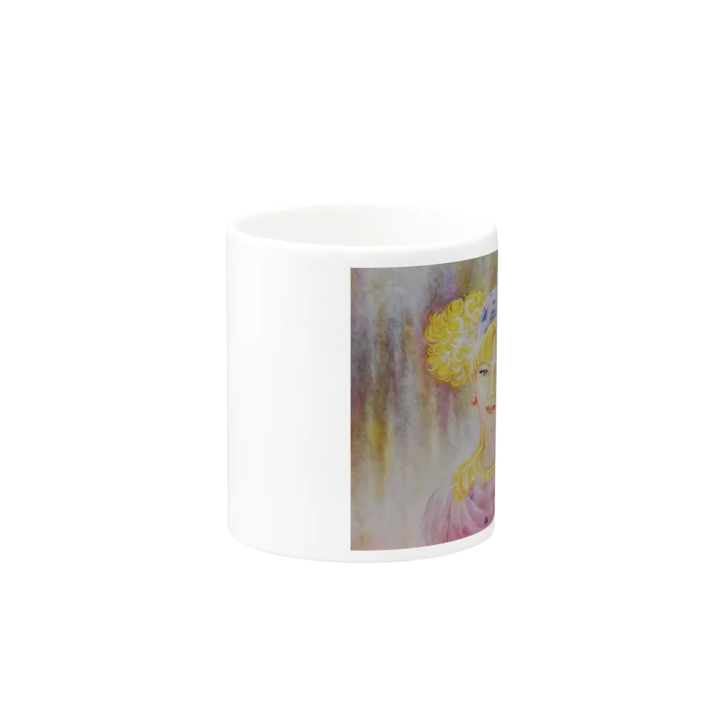 Happy Circusのハッピークラウン3・woman Mug :other side of the handle