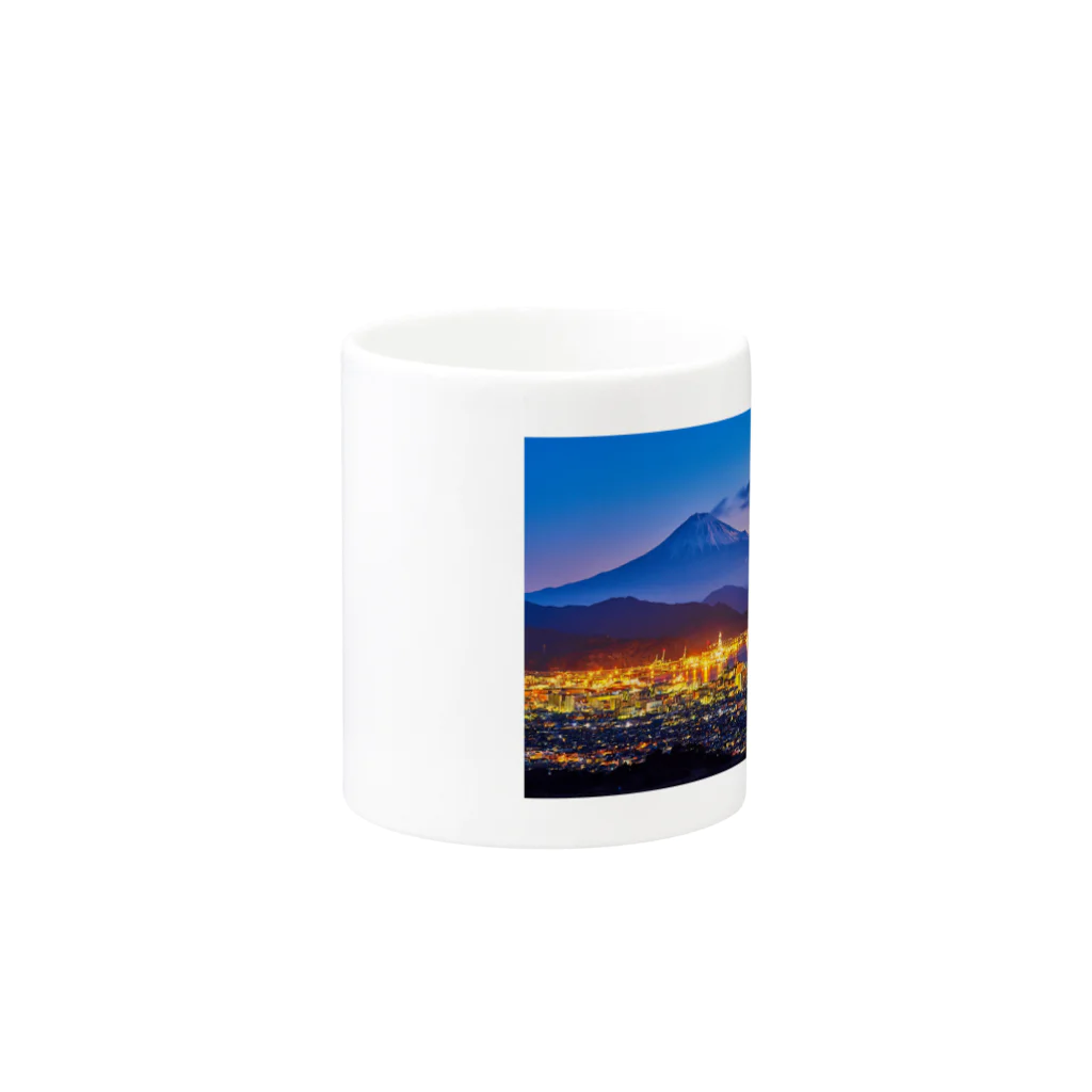 MIZUYUKIの僥倖の日本平 Mug :other side of the handle