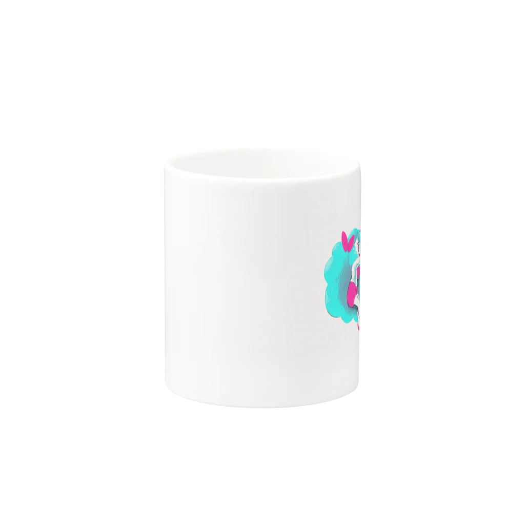 gumminingenのポップサイダーガール Mug :other side of the handle