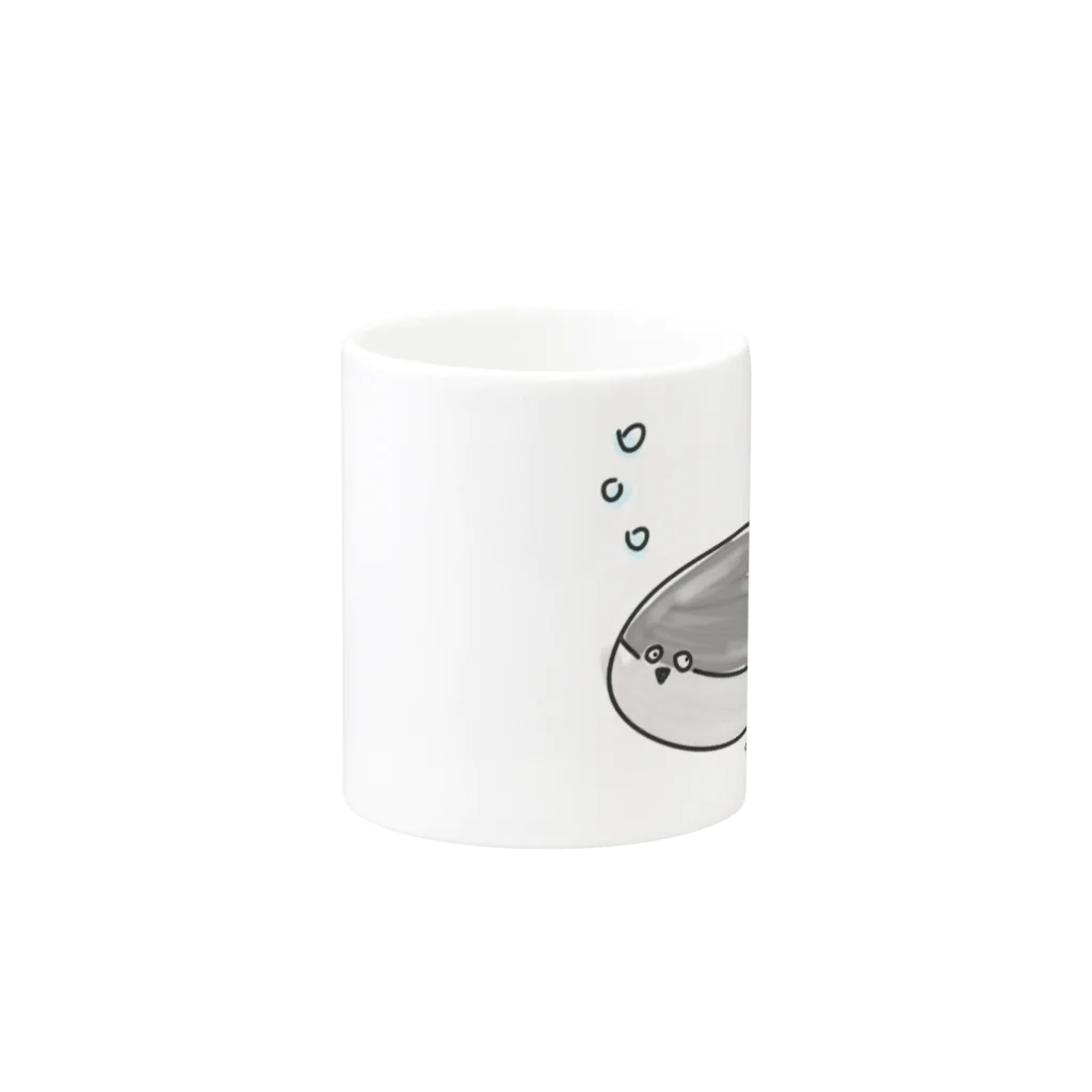 ウオウオマーケット🐟🐟🐟のサカバンバスピスくん🐟🐟🐟 Mug :other side of the handle