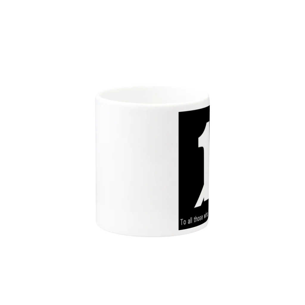 ジューシー藤枝💦のジューシー藤枝　スラッシュ14  ロゴ Mug :other side of the handle