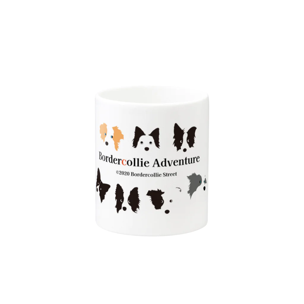 Bordercollie Streetの7 Border Collies-1 Mug :other side of the handle