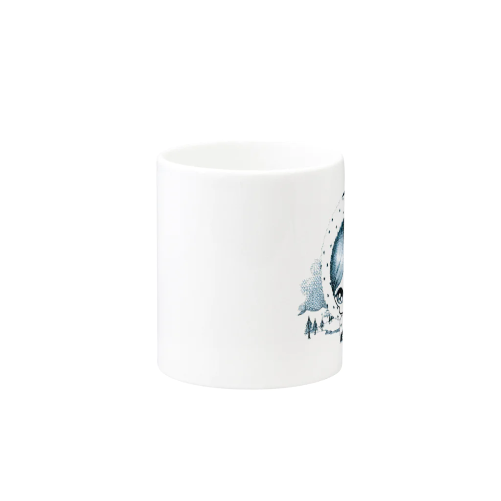 ShikaNiwa.Sandy.Jido.S.Alice.Ori.S.のwinter Mug :other side of the handle