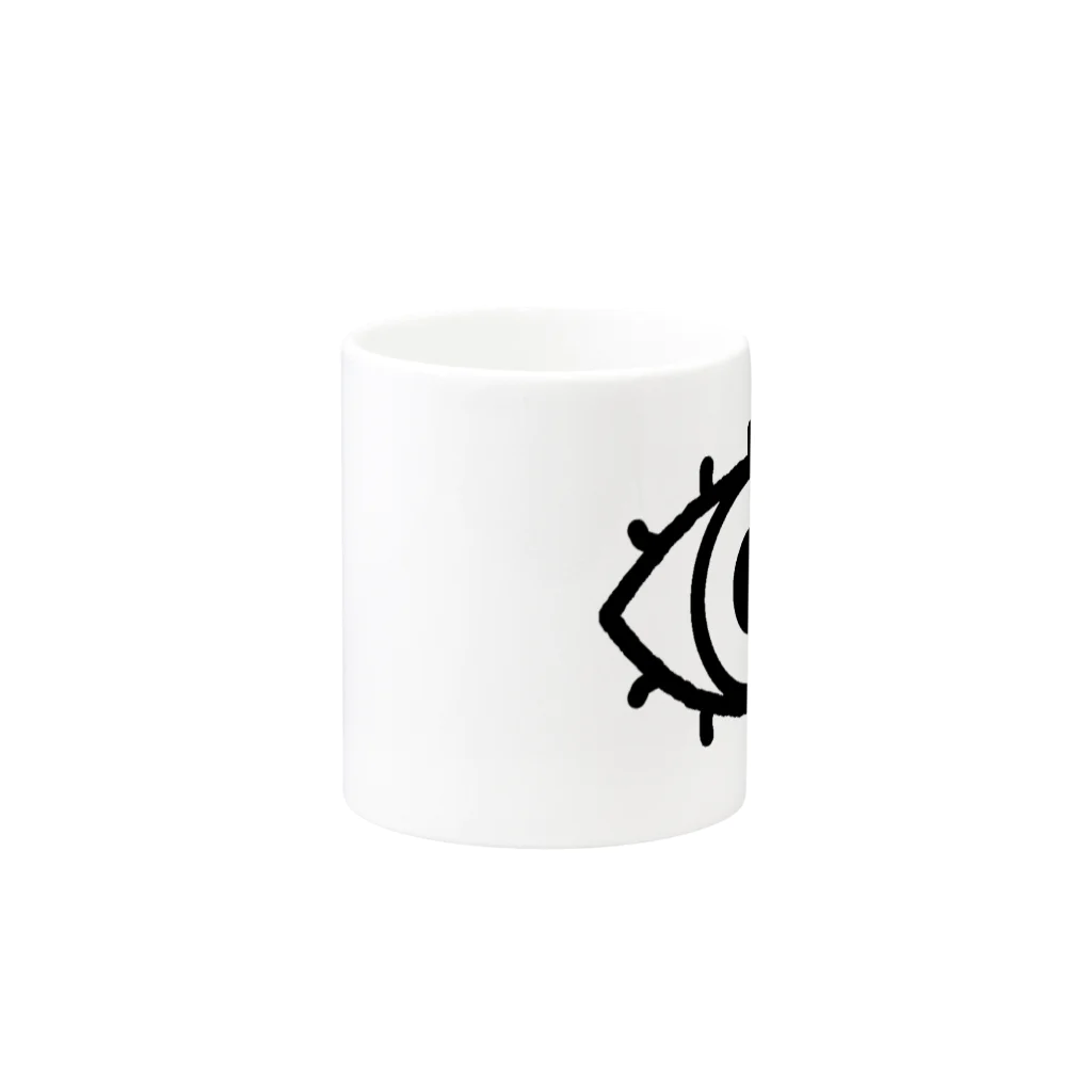 もんぺ＋MORPHEUSのめ Mug :other side of the handle