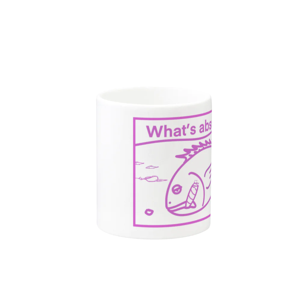 tidepoolのサイトクロダイdesign118 Mug :other side of the handle