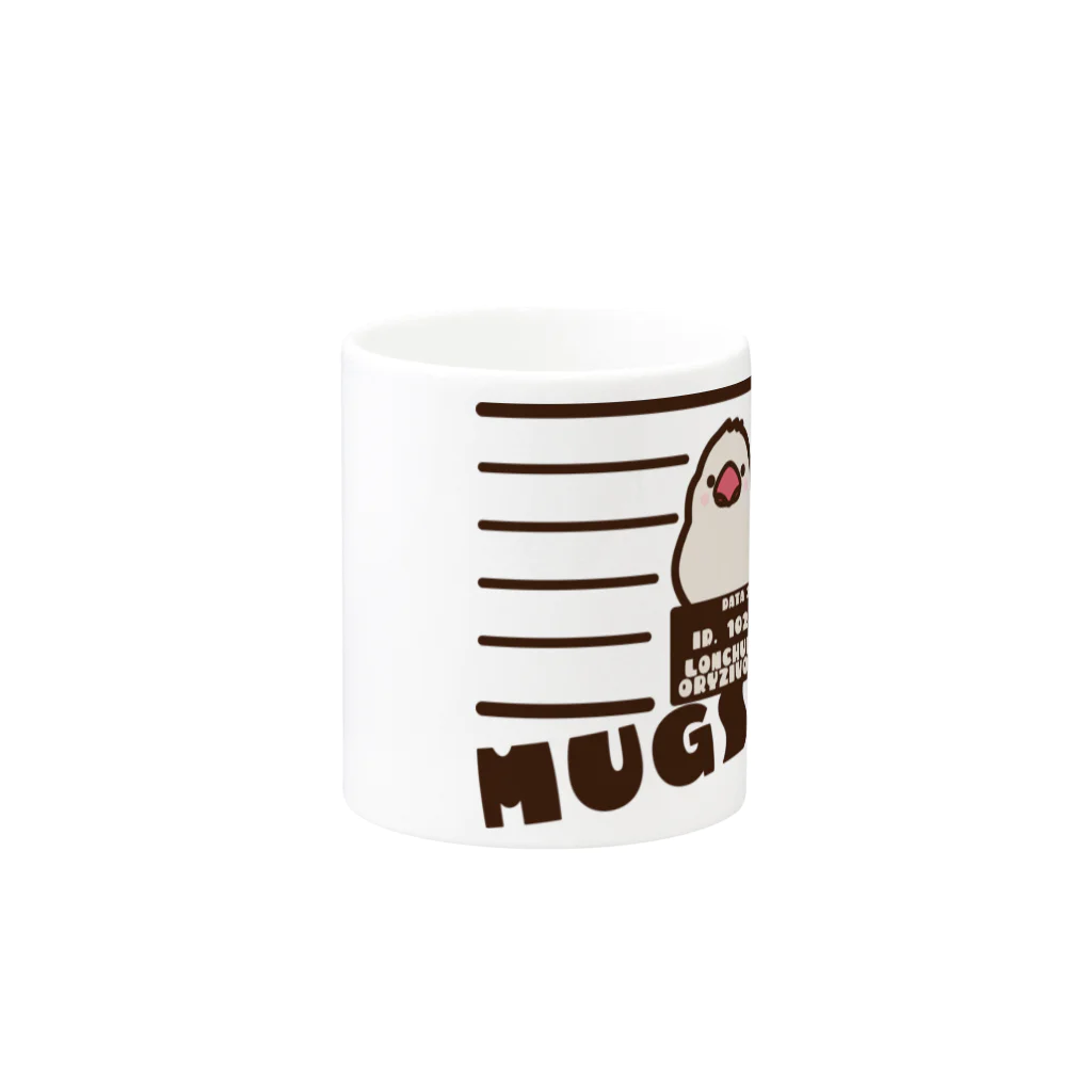 楽猫楽描しげ屋のMUGSHOT３ Mug :other side of the handle
