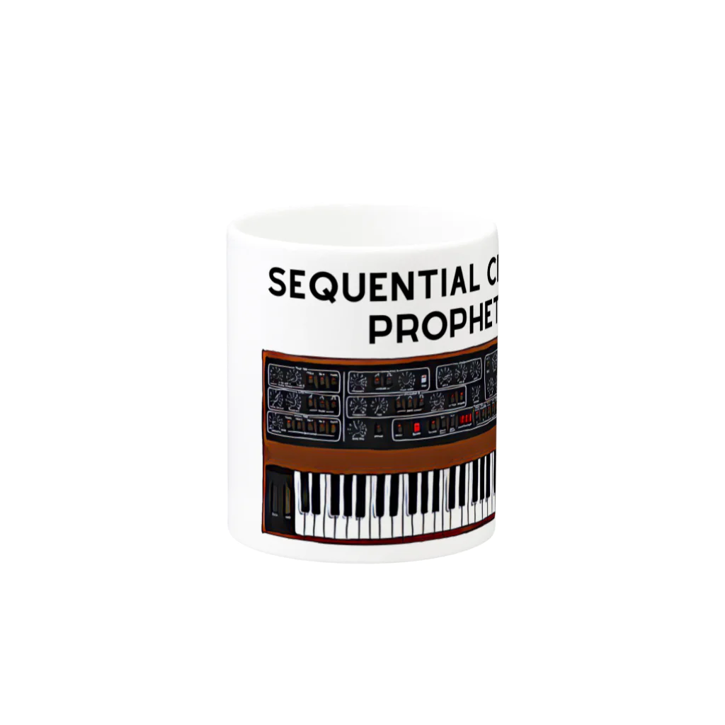 Vintage Synthesizers | aaaaakiiiiiのSequential Circuits Prophet 5 Vintage Synthesizer Mug :other side of the handle