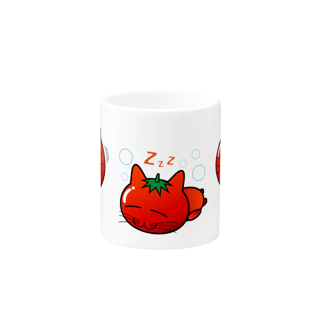 Ally's GoodsのAlly's TOMATO CAT Mug :other side of the handle