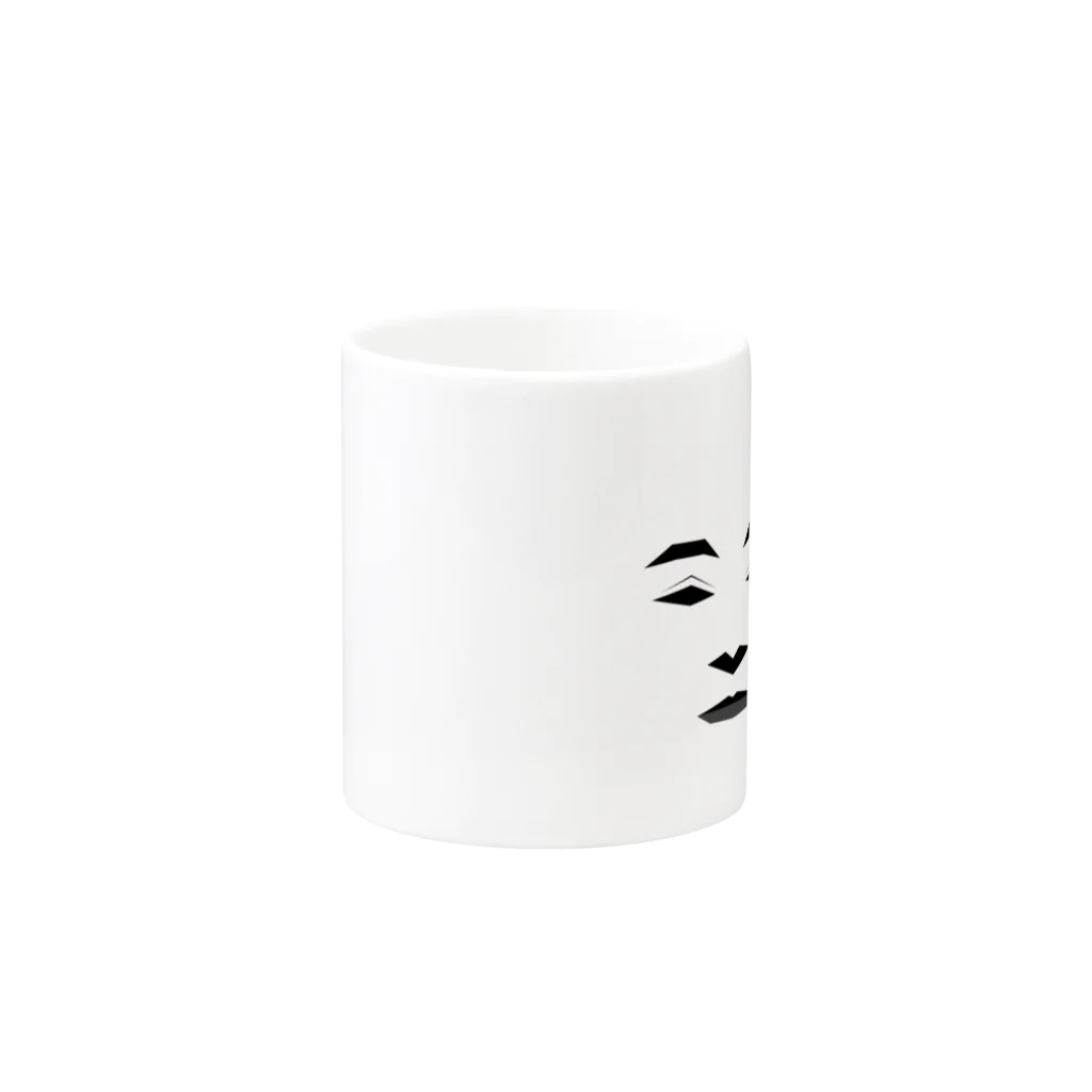 neko800のMr.SQUARE Mug :other side of the handle