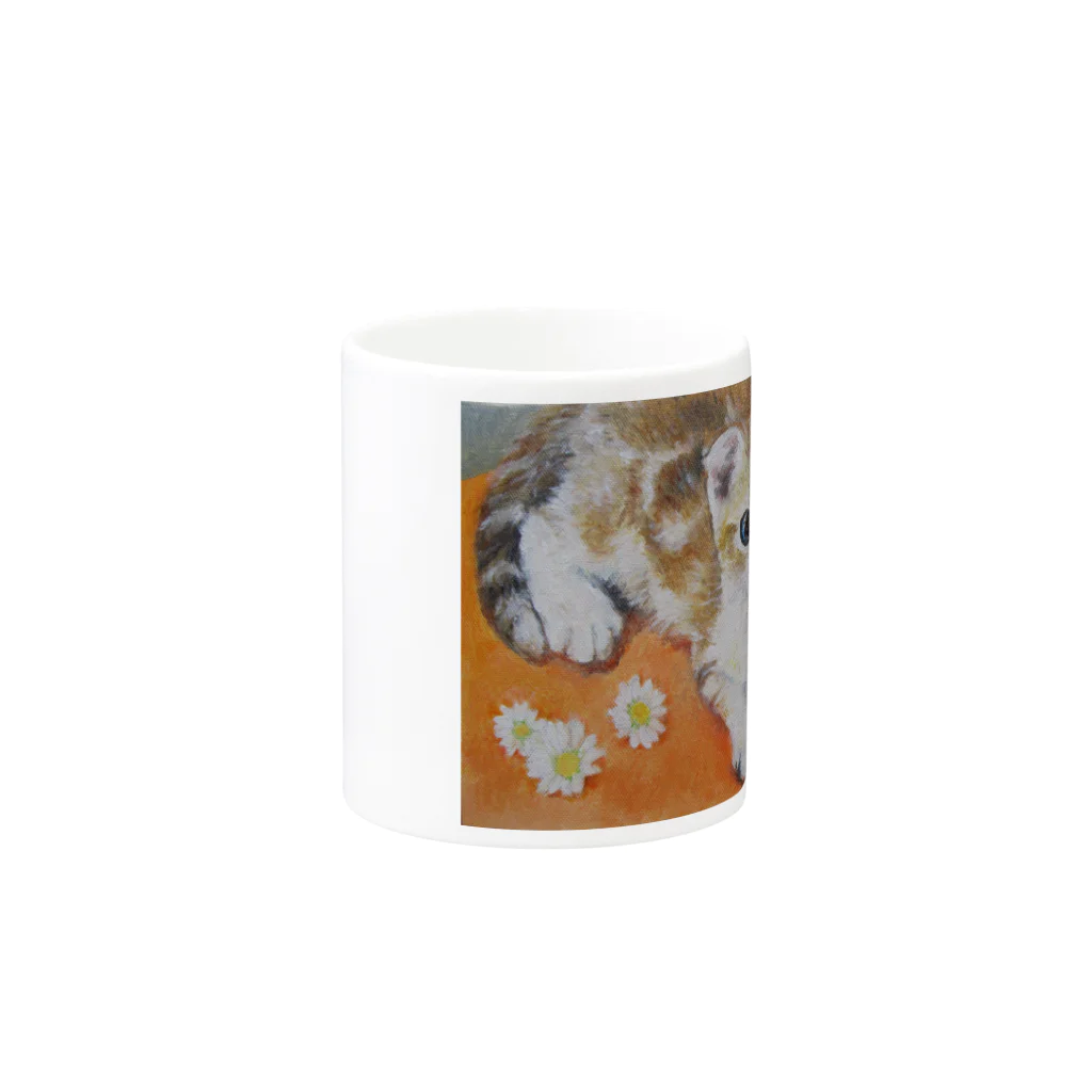 Rio Yukiの花摘み Mug :other side of the handle