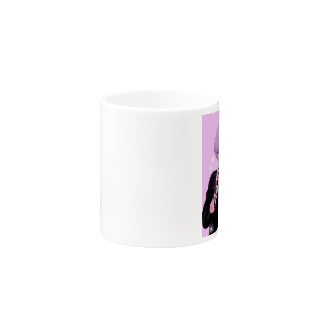 如月 蓮の霧花 澪グッズ②(名前入り①) Mug :other side of the handle