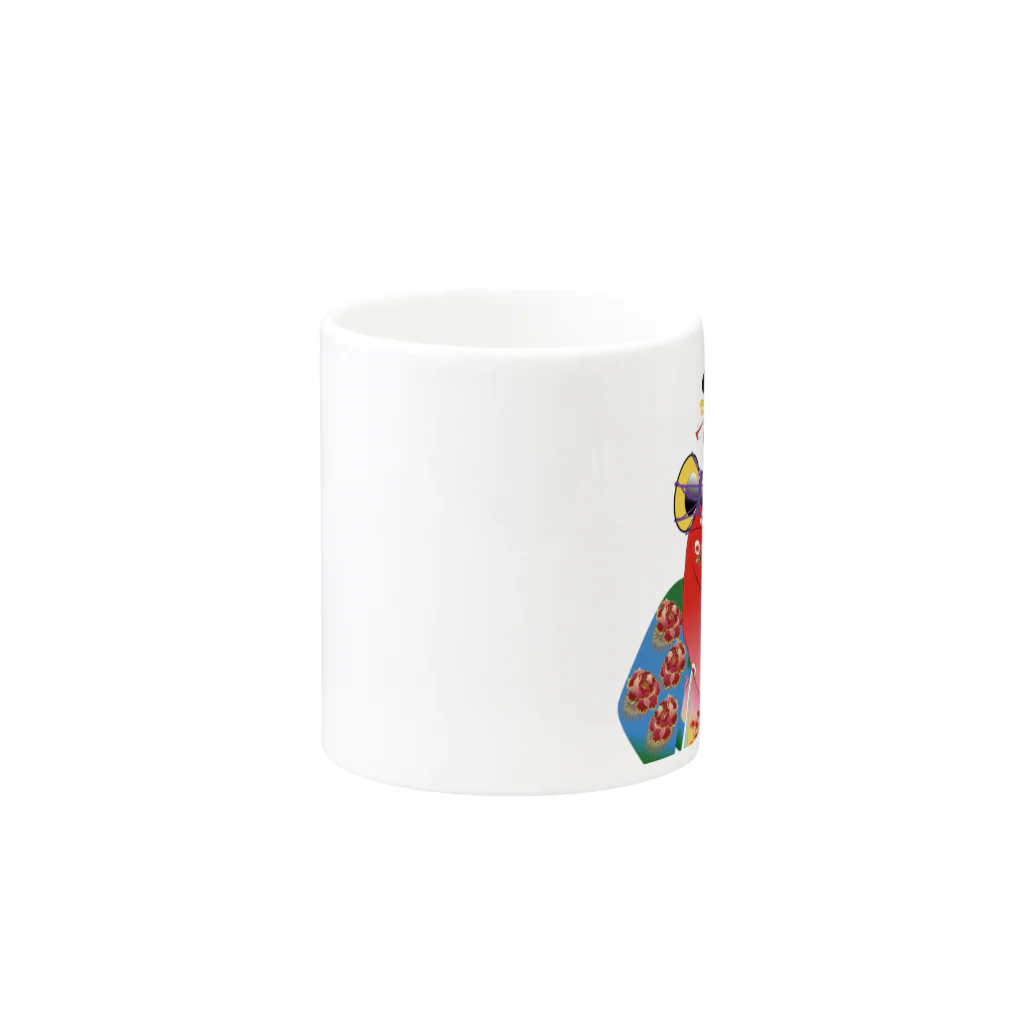 Drecome_Designの堤太鼓の女 Mug :other side of the handle