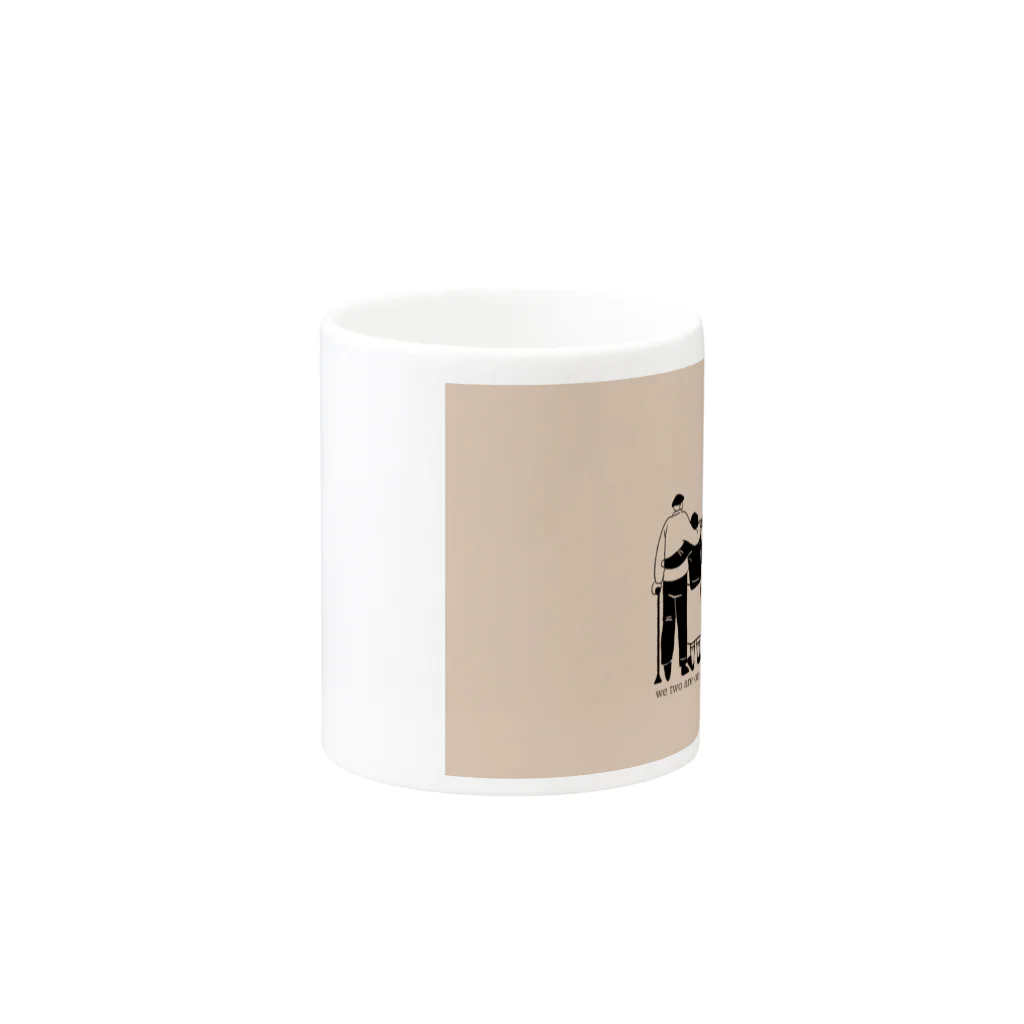 cleafの2人でひとつ Mug :other side of the handle
