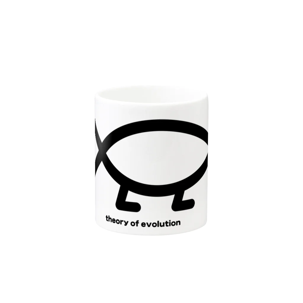 古奈の進化論 Mug :other side of the handle