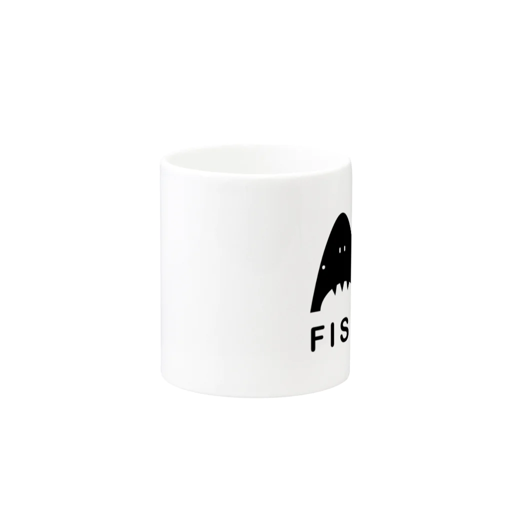 フィッシュショップのイケイケフィッシュグッズ Mug :other side of the handle