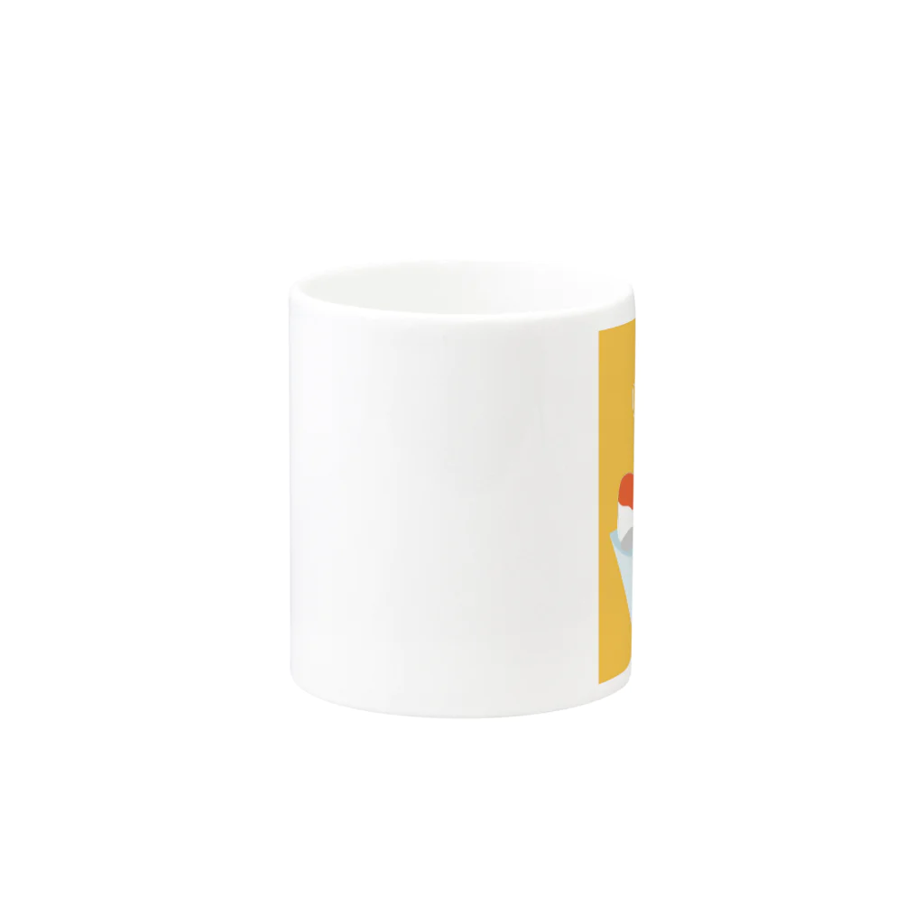 星野ねこはるのしろくまくん Mug :other side of the handle